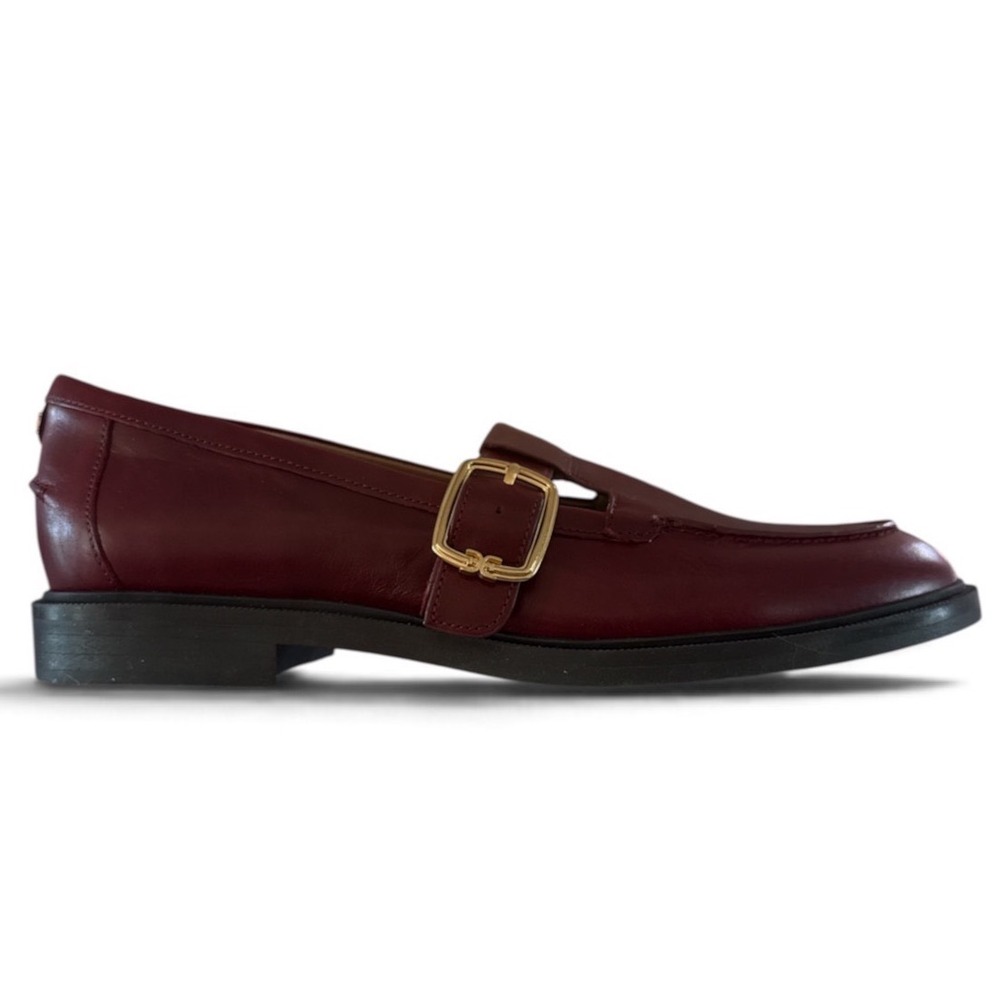 Sam Edelman Leather T-Strap Mary Jane Loafers